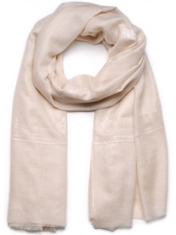 ivory pashmina