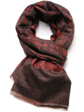 red pashmina scarf