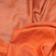 SWAN ARANCIONE, Scialle vera pashmina 100% Cashmere reversibile