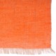 SWAN ARANCIONE, Scialle vera pashmina 100% Cashmere reversibile