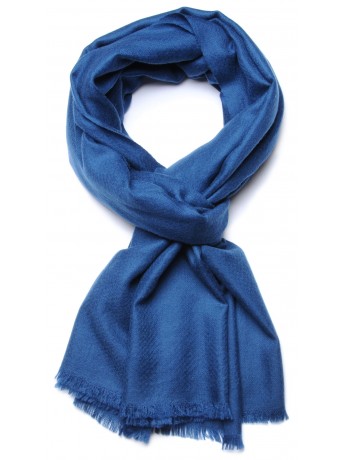 Echte Pashmina 100% eendenblauw cashmere