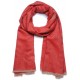 SWAN ROSSO, Scialle vera pashmina 100% Cashmere reversibile