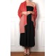 SWAN RED, Handwoven cashmere pashmina Shawl reversible