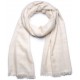 Toosh Pashmina 100% Cachemira Natural Crudo