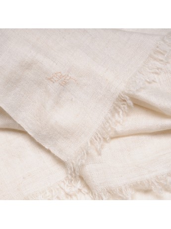 Echte Toosh Pashmina 100% Natuurlijk Ecru cashmere