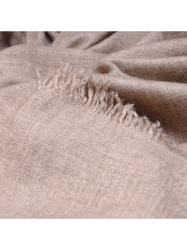 TOOSH PASHMINA Natuurlijk beige grijs Echte Pashmina 100% kasjmier