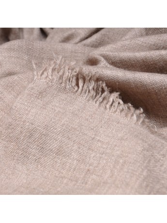 Toosh Pashmina 100% cachemira Natural beige gris