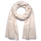 Echte Toosh Pashmina 100% Natuurlijk Ecru cashmere