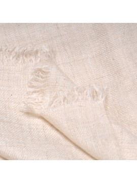 TOOSH PASHMINA crema natural Pashmina auténtica 100% cachemira