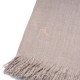 YANDER BEIGE XXL, chal Pashmina gigante 100% cachemira hilada a mano