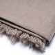 YANDER BEIGE XXL, riesiger Pashmina-Schal aus 100% handgesponnenem Kaschmir