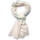 TARA IVORY, real pashmina 100% cashmere with handmade embroideries