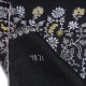 PALLA NOIR, hand-embroidered 100% cashmere pashmina stole