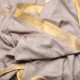 ZARI BEIGE, Stola echter pashmina 100% handgewebter Kaschmir und lurex