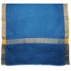 ZARI BLAUW, Pashmina stola 100% cashmere en lurex