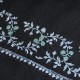 SARA BLACK, real pashmina 100% cashmere with handmade embroideries