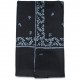 SARA BLACK, real pashmina 100% cashmere with handmade embroideries