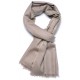 ALMA GROEN, echte Pashmina-stola 100% handgeborduurd cashmere