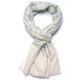 JULIA CREAM, real pashmina 100% cashmere with handmade embroideries