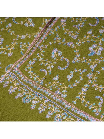 JULIA GREEN, real pashmina 100% cashmere with handmade embroideries