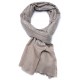 LISA BEIGE, echte Pashmina stola 100% cashmere met de hand geborduurd