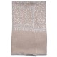 CELIA BEIGE, echte Pashmina stola 100% cashmere met de hand geborduurd