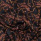 ASSIA BLACK, Real embroidered pashmina shawl 100% cashmere