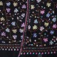 LILA BLACK, Real embroidered pashmina shawl 100% cashmere