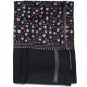 LILA BLACK, Real embroidered pashmina shawl 100% cashmere