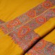 ELISA SAFFRON, hand-embroidered 100% cashmere pashmina shawl