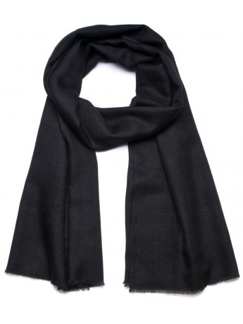 PASHMINA PREMIUM Noir - Châle 100% cachemire ultrafin