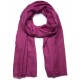 Vera Pashmina 100% cashmere Scialle Prugna