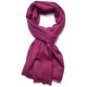 Véritable Pashmina 100% cachemire LeChâle Prune