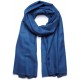 Echte Azuurblauwe Pashmina sjaal - 100% handgeweven cashmere