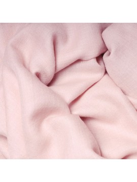 Véritable Pashmina 100% cachemire Rose pastel Grand modèle