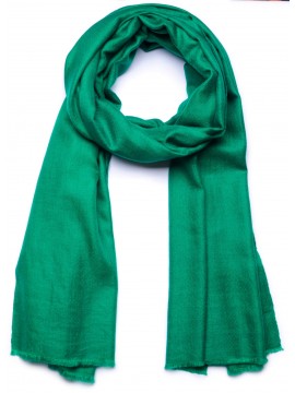 Pashmina Vert émeraude - Châle 100% cachemire