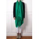 Vera Pashmina 100% cashmere Scialle Verde smeraldo