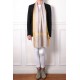 ZARI LIGHT BEIGE, Handwoven cashmere pashmina Stole and lurex