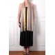 ZARI BEIGE, Handwoven cashmere pashmina Stole and lurex