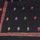 BEA MULTI, Real embroidered pashmina shawl 100% cashmere