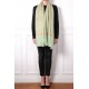 MIA CELADON, hand-embroidered 100% cashmere pashmina stole