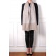 CELIA BEIGE, echte Pashmina stola 100% cashmere met de hand geborduurd