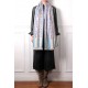 KANI A RIGHE, scialle in vera pashmina 100% cashmere