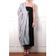 KANI A RIGHE, scialle in vera pashmina 100% cashmere