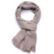 KORZOK BEIGE, dikke Pashmina sjaal 100% handgesponnen cashmere