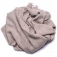 KORZOK BEIGE, écharpe Pashmina épais 100% cachemire filé main