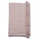 KORZOK BEIGE, handspun handwoven thick cashmere pashmina scarf