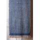 KORZOK BLEU, écharpe Pashmina épais 100% cachemire filé main