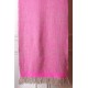 KORZOK PINK, handspun handwoven thick cashmere pashmina scarf