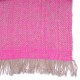 KORZOK PINK, handspun handwoven thick cashmere pashmina scarf